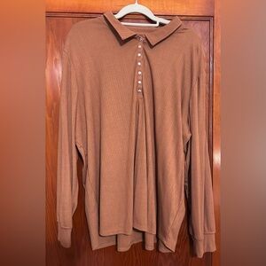 Maurices Burnt Orange Top 3xl